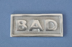 ExMez skylt BAD aluminium