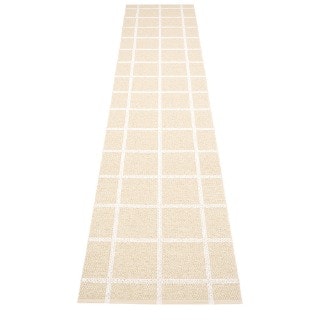 Pappelina matta Ada Cream · White metallic