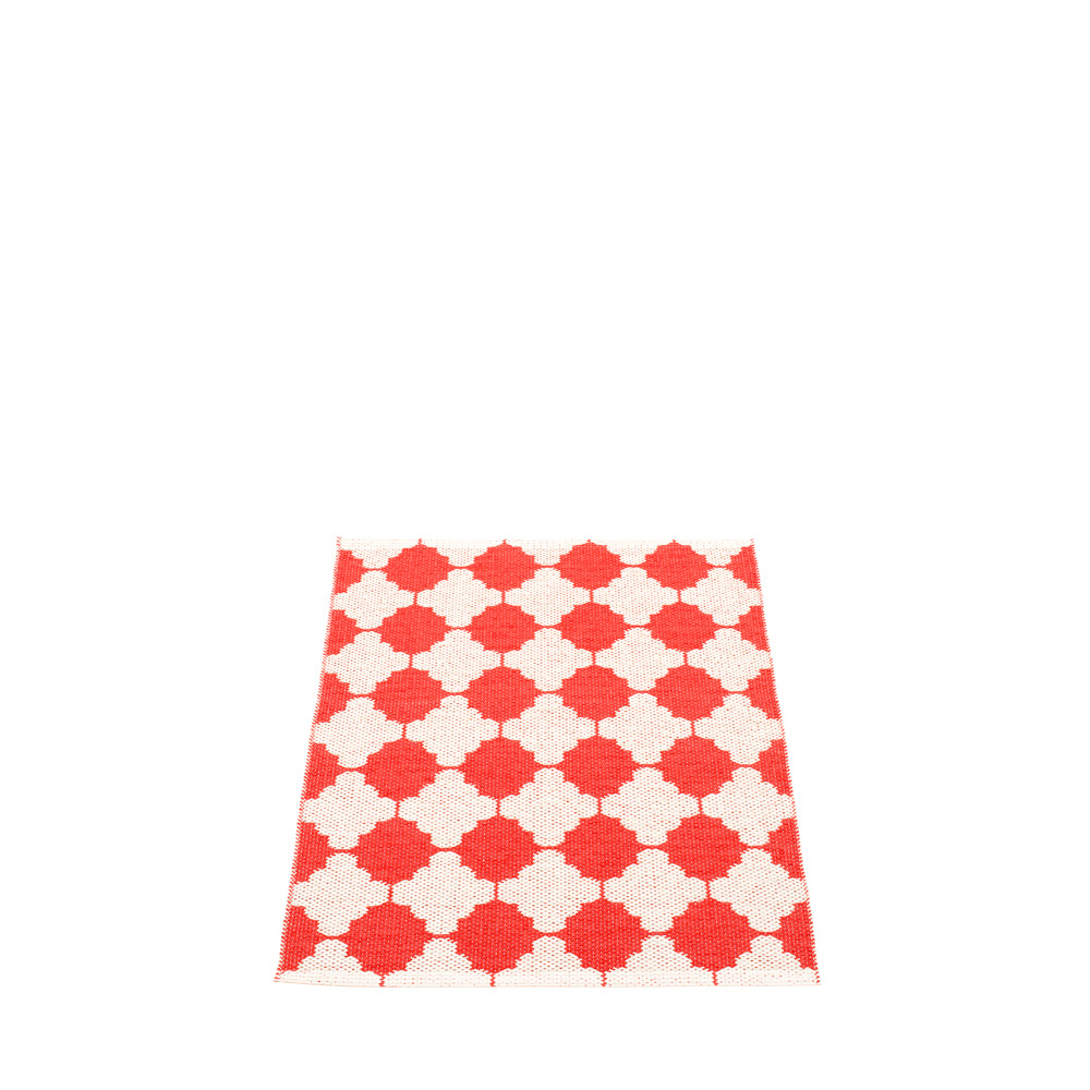 Pappelina matta Marre Coral Red · Vanilla 70x90 cm