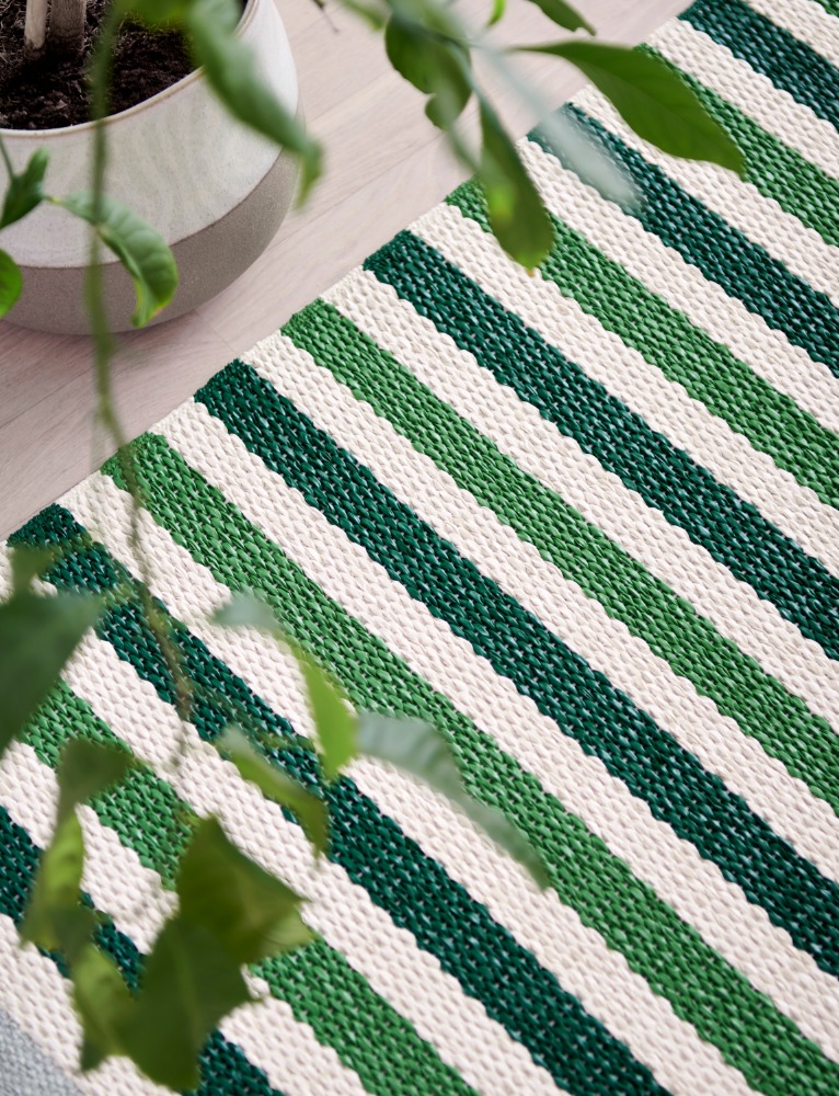 Pappelina matta Teo Dark Green · Grass Green 85x200 cm