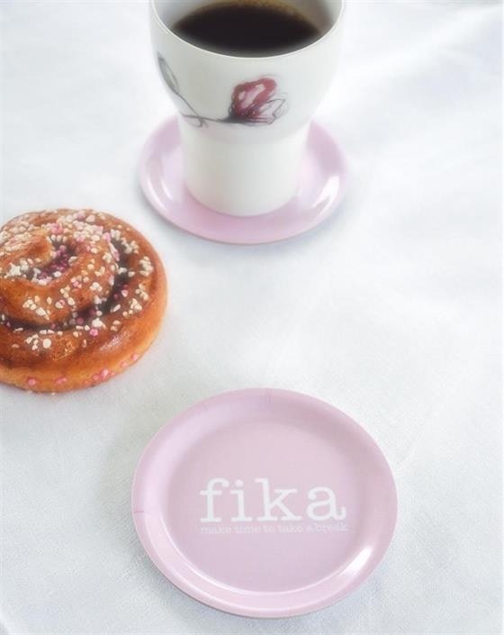 Mellow Design Fika minibricka rosa