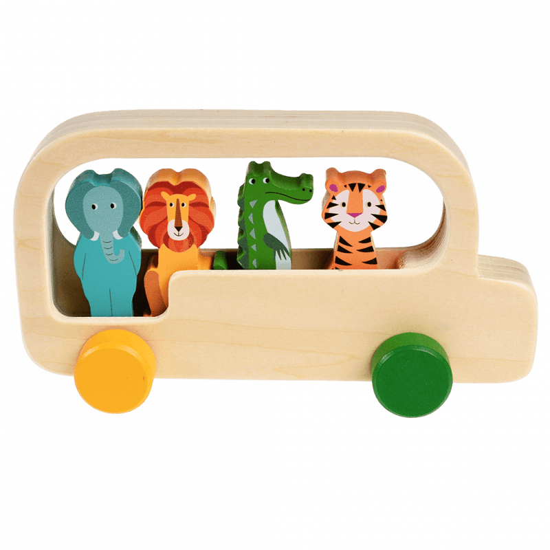 Rex London Träbuss med djur