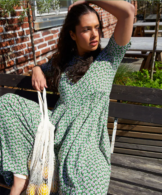 Jumperfabriken Sandy dress green