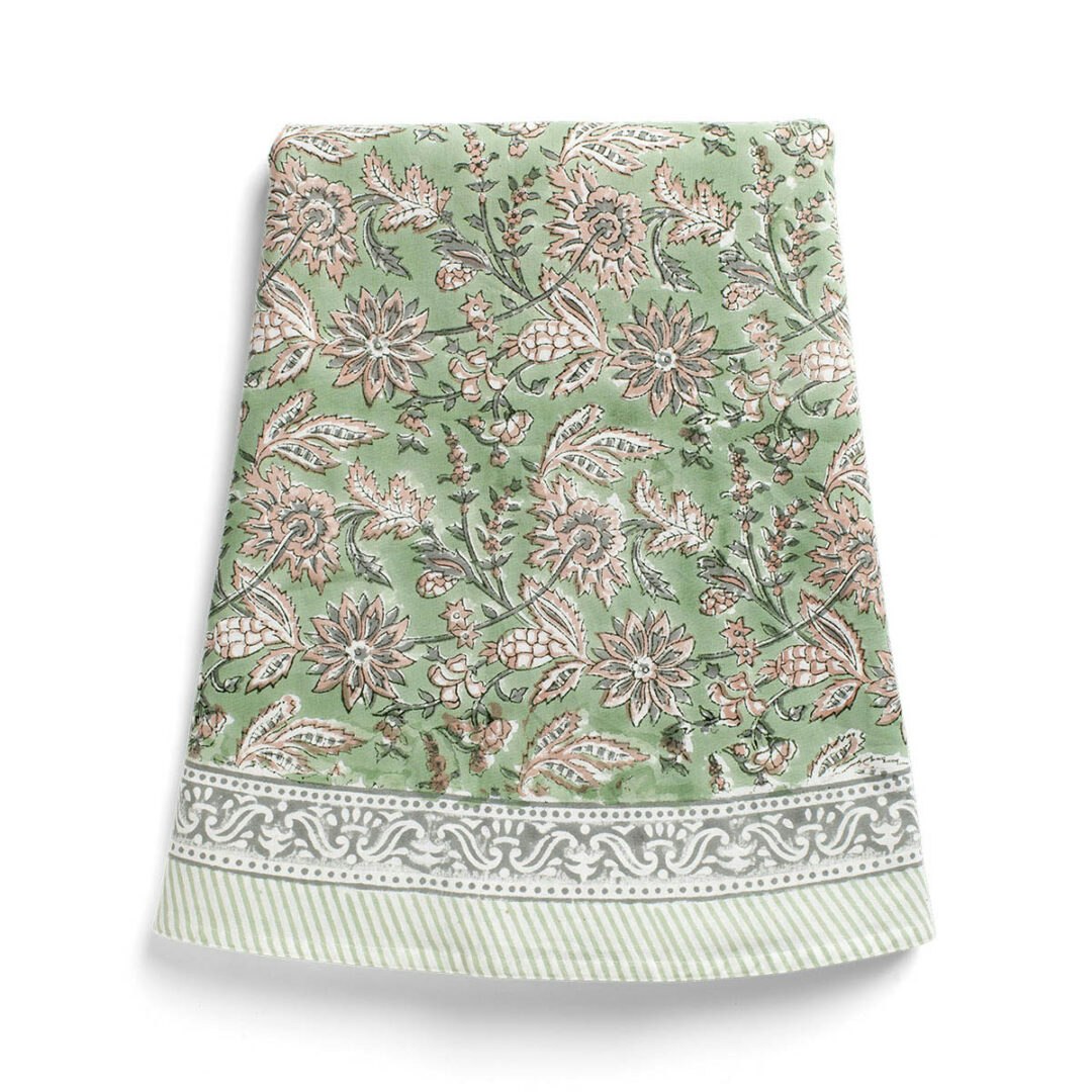 Chamois Indian Summer rund duk green rose