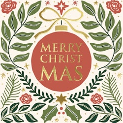 Litet kort med kuvert Merry Christmas