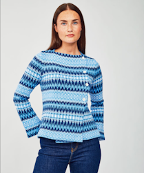 Jumperfabriken Siv cardigan blue