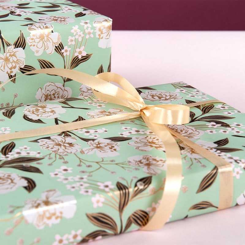 Presentpapper Amour green