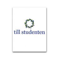Nobhilldesigners litet kort "till studenten"