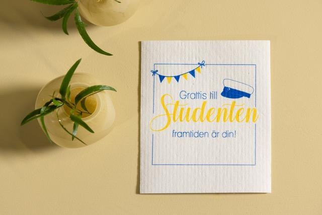 Mellow Design disktrasa "Grattis till studenten"