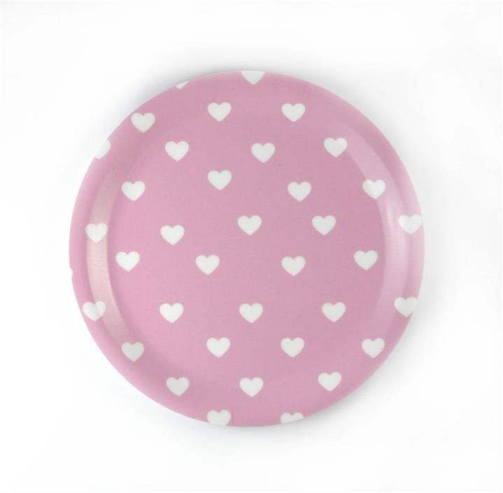 Mellow Design minibricka hjärtan rosa