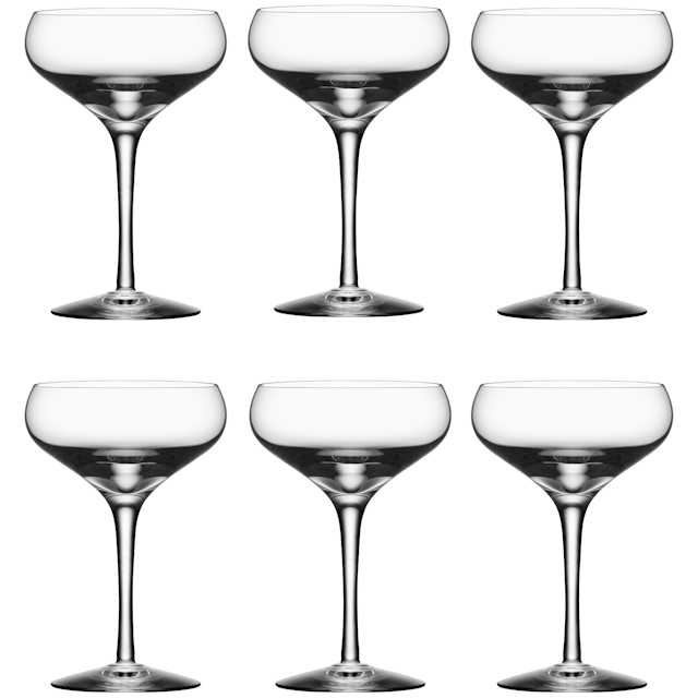 Orrefors More coupe champagneglas 6-pack
