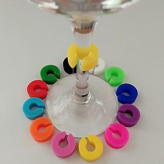 Excellent Houseware glasmarkörer ringar 10-pack