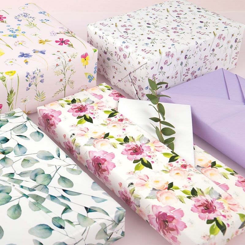 Presentpapper Flower meadow
