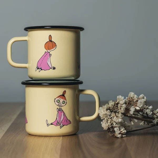 Muurla emaljmugg Mymlan retro