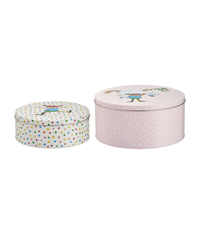 Muurla plåtburkar Pippi Långstrump 2-pack