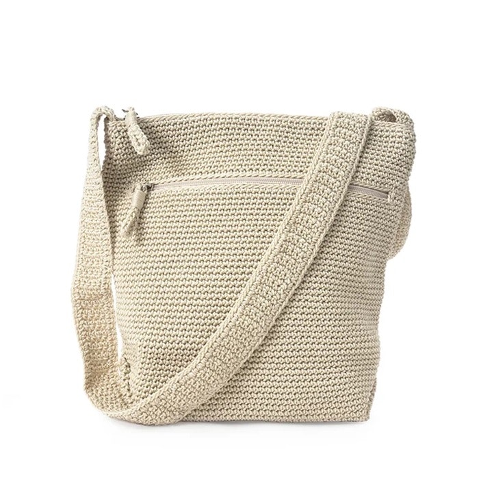 Ceannis Cross Body Bag Crochet seashell
