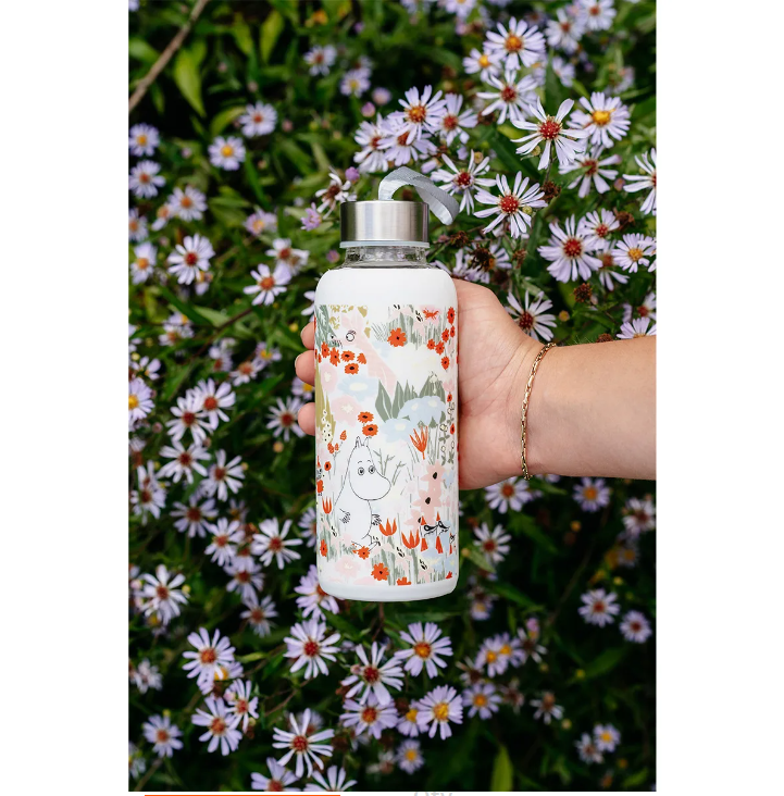 Mumin vattenflaska Smörblomma