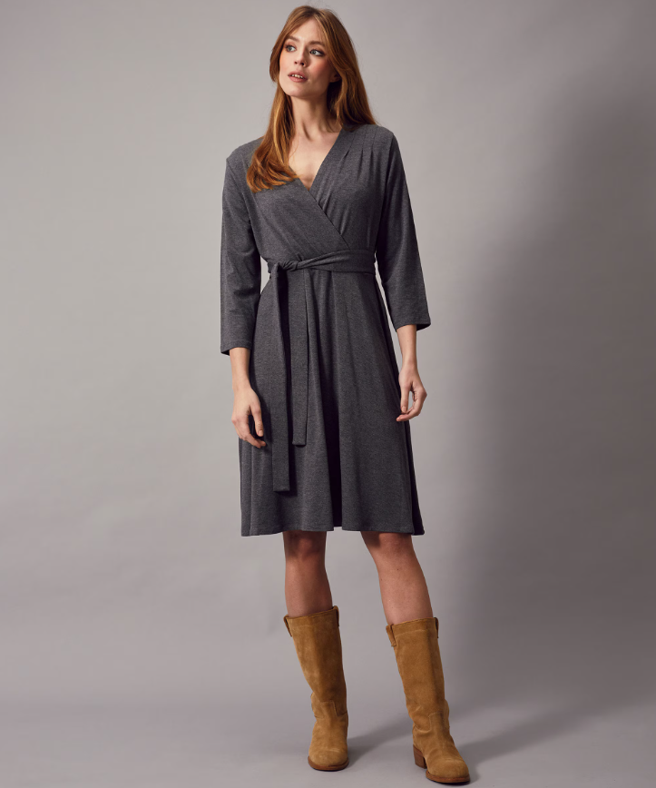 Jumperfabriken Kate dress grey melange