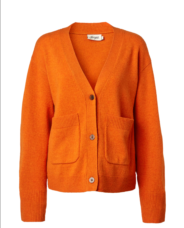 Jumperfabriken Estrid cardigan orange
