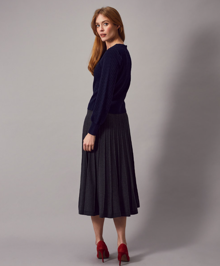 Jumperfabriken Klara skirt grey