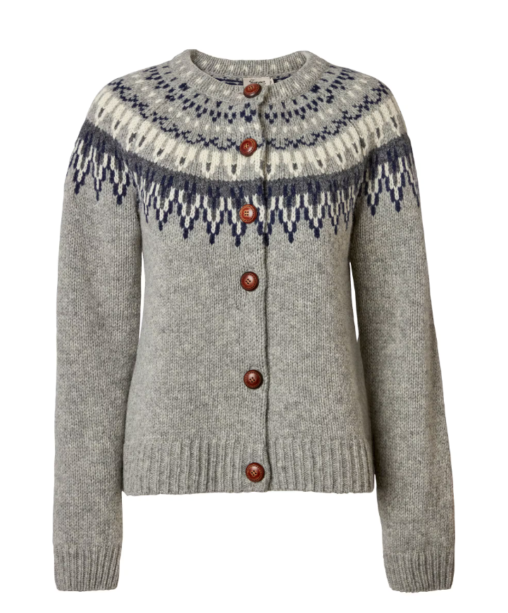 Jumperfabriken Joelle cardigan light grey