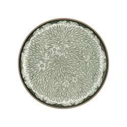 Rörstrand Ostindia Floris tallrik flat 20 cm grön