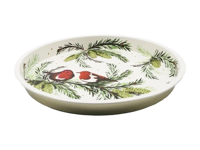 Emma Bridgewater Norway Spruce plåtbricka rund