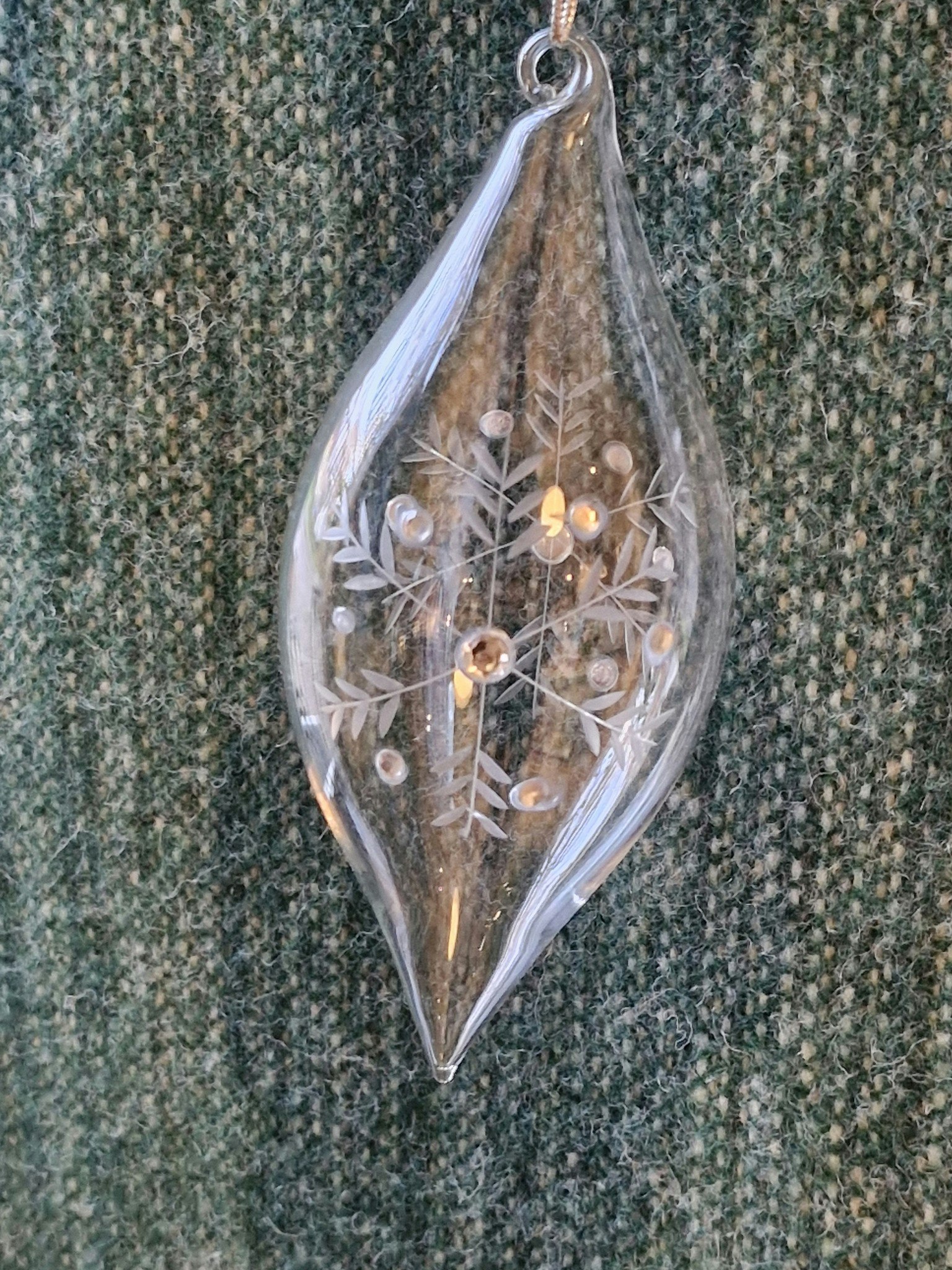 Affari of Sweden Caspian julgranskulor i glas
