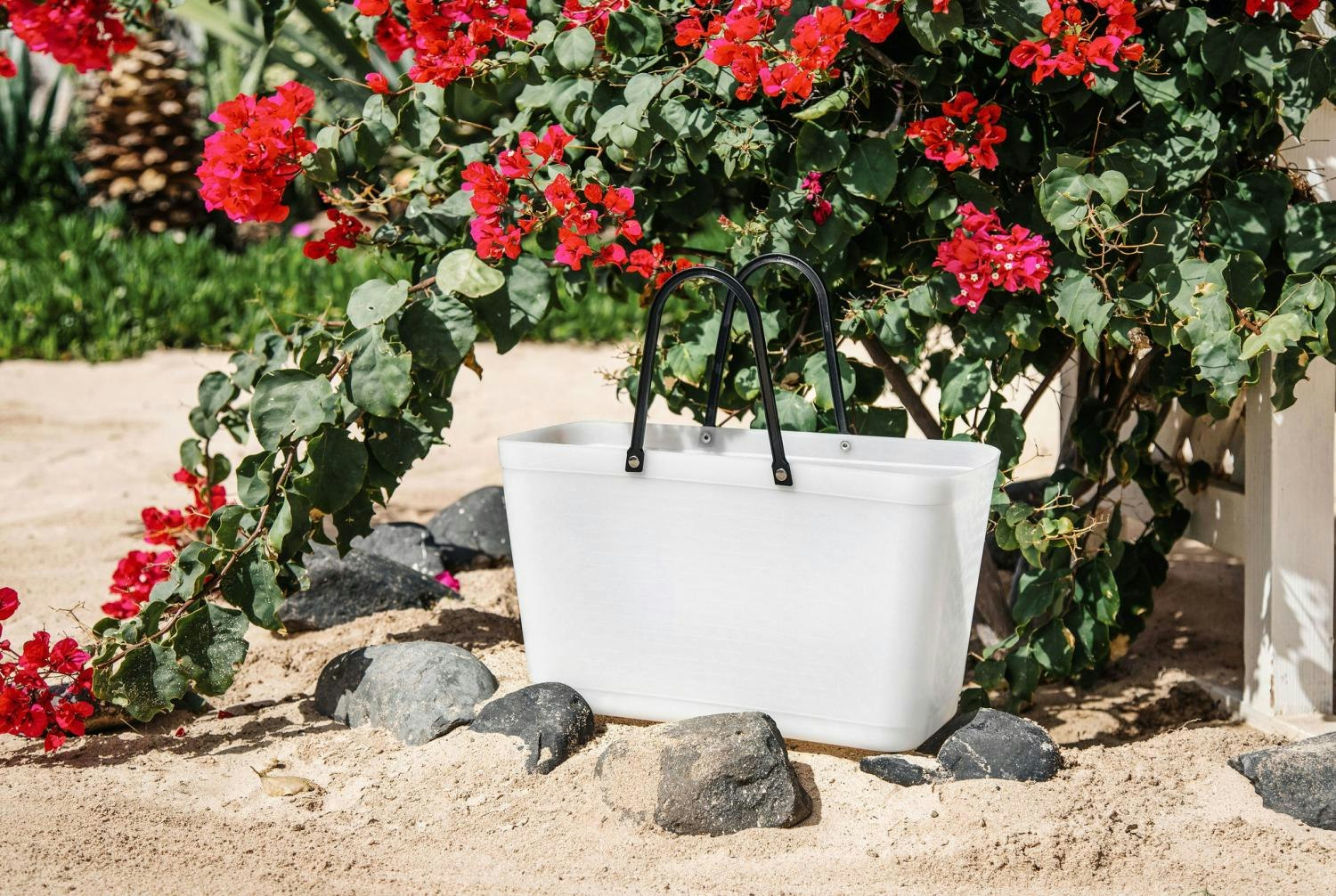 Hinzaväska stor Recycled naturell