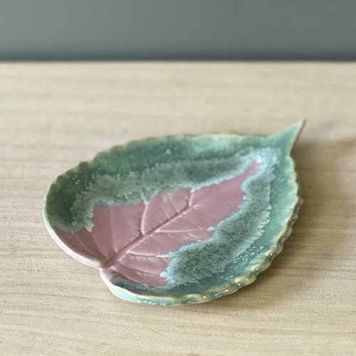 Bladfat palettblad rosa/grön större