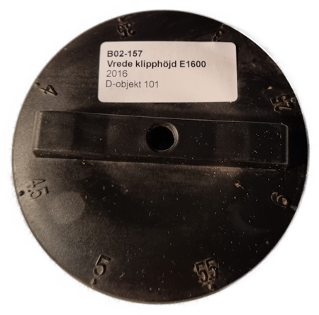 Vrede klipphöjd E1600 (Begagnad produkt)