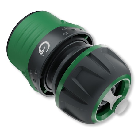 Slangkoppling med stopp-ventil, 1/2"