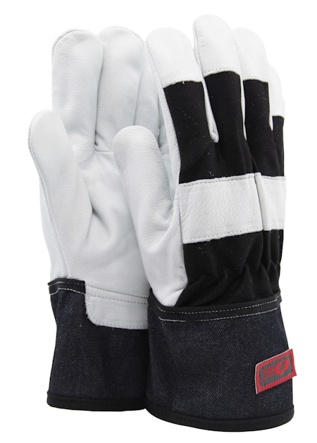 Getskinnshandske, halvfodrad 1/3/5-pack