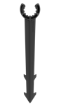 Slang hållare 13 mm (1/2”), 10 pcs