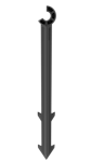 Slang hållare 4.6 mm (3/16”), 15 pcs