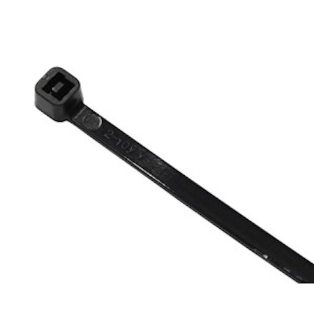 BUNTBAND, SVART, 186x4,8mm, MAX=50mm, 25/50/100-pack