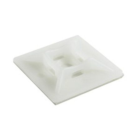 FÄSTPLATTOR SJÄLVHÄFTANDE/SKRUV, NATUR, 28x28mm 10-pack