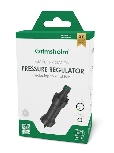Tryck-regulator 13 mm (1/2”) / 4.6 mm (3/16”)
