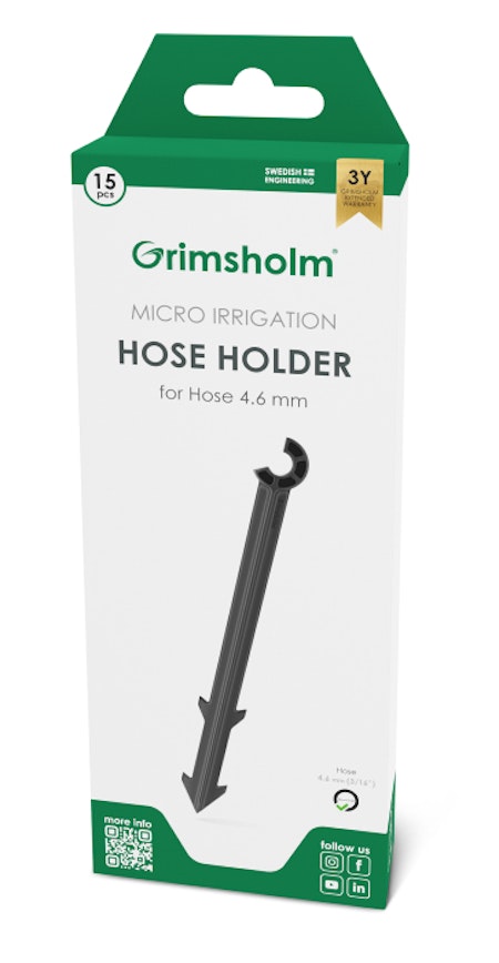 Slang hållare 4.6 mm (3/16”), 15 pcs