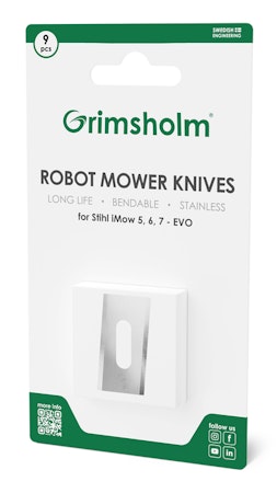 Knives for Stihl iMOW 5, 6, 7, EVO, - Disc-Cut 9 pcs