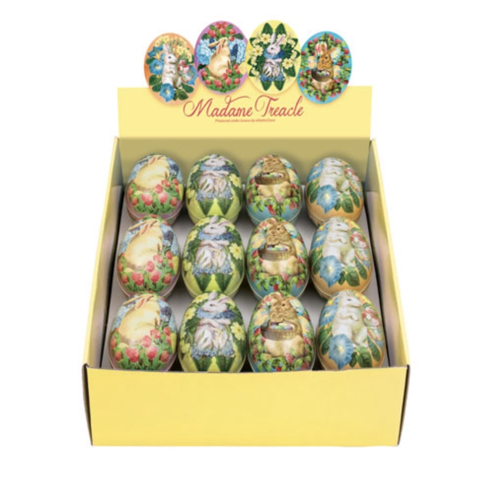 Plåtägg - Madame Treacle, BLÅ, 11 cm