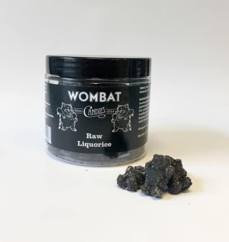 Wombat - Raw Liquorice, saltlakrits, 150 g