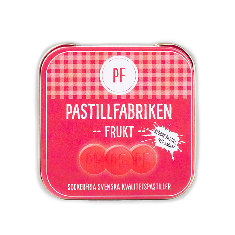Pastillfabriken - Frukt, plåtask 30 g