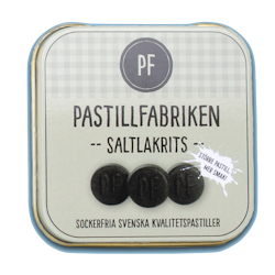 Pastillfabriken - Saltlakrits, plåtask 25 g