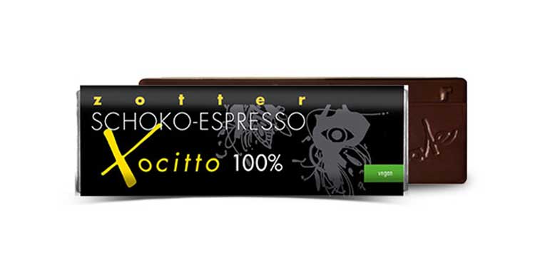 Zotter - Drickchoklad - Xocitto 100% Kakao, 22 g