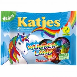 Katjes - Wunderland, Rainbow-Edition/Regnbågsgodis, 200 g