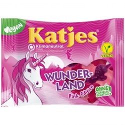 Katjes - Wunderland Pink, Fruktgummi, 175 g