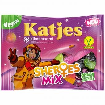 Katjes - Sheroes Mix, fruktgummi och skumgodis , 175 g