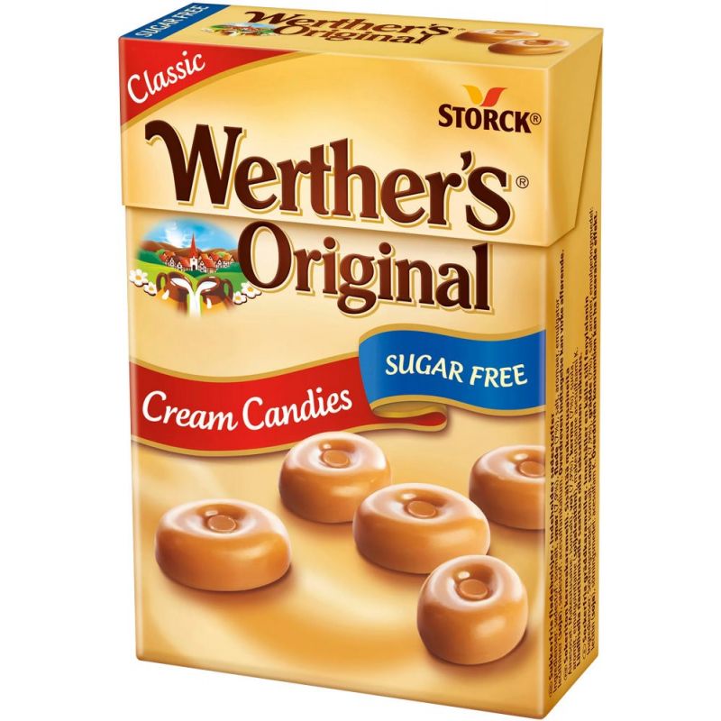 Werther's Original - Cream Candies/Karameller Sockerfri, 42 g