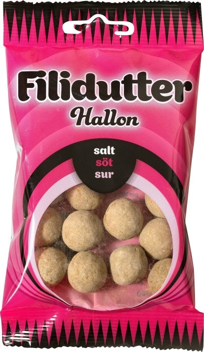 Konfekta - Filidutter Hallon, 65 g